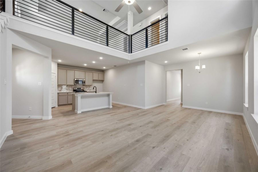 Spacious, unfurnished interior of a new home in Bluebonnet Village, Bellville (Image 21). Spacious, unfurnished interior of a new home in Bluebonnet Village, Bellville (Image 21).