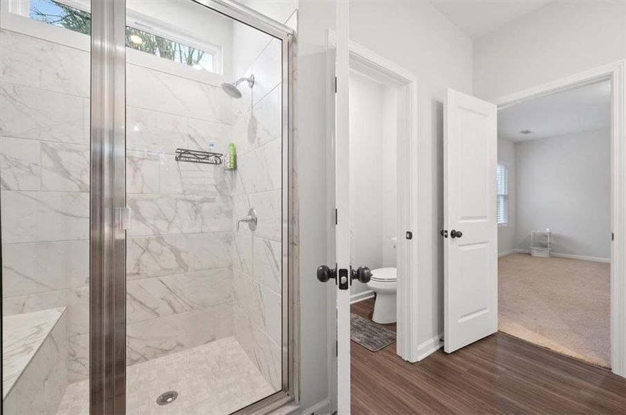 Furnished interior view inside a new home in Enclave at Edgewater, Holly Springs (Image 35).