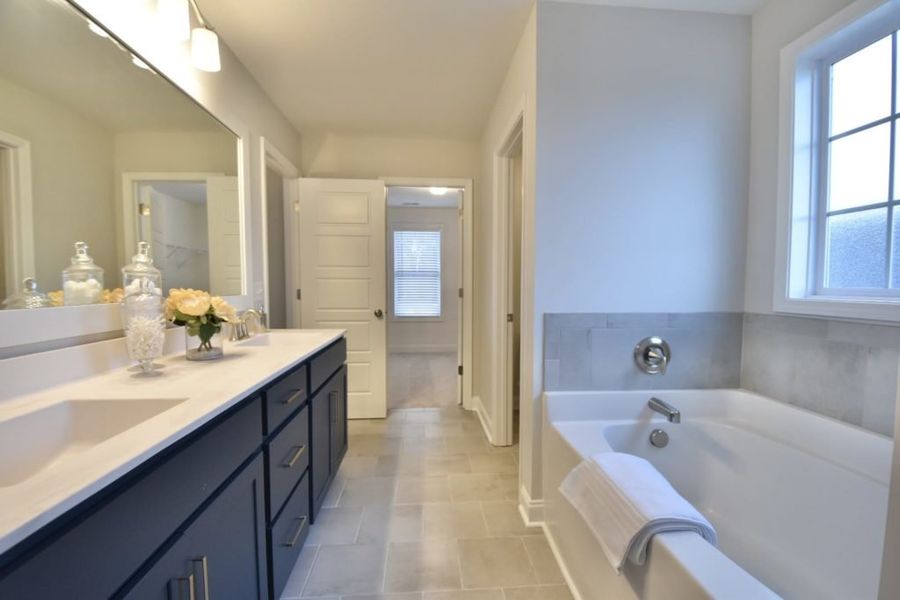 Furnished interior in a model home at Brierwood in Shallotte (Image 42).