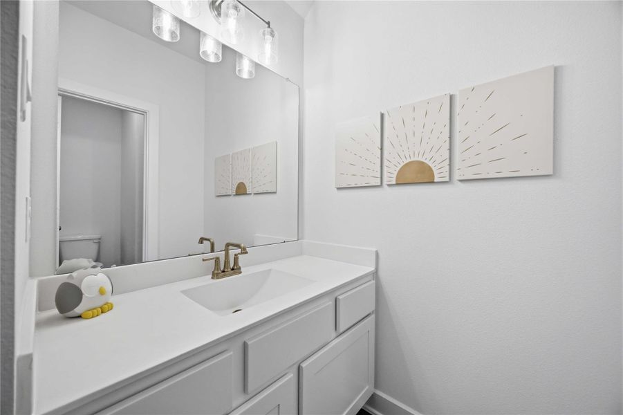 Contemporary styling paired with refined finishes creates a polished and inviting atmosphere.