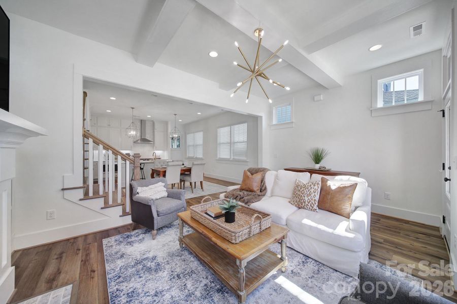 Furnished interior view inside a new home in , Fort Mill (Image 7).