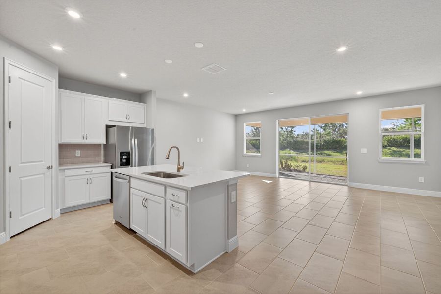 Furnished interior view inside a new home in Windwater, Parrish (Image 4).