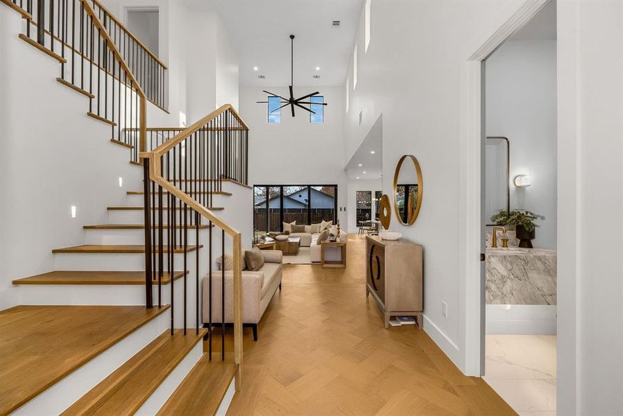 Furnished interior view inside a new home in , Dallas (Image 7).