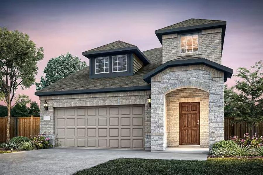 Pulte Homes, Nordheim elevation LS201, rendering Pulte Homes, Nordheim elevation LS201, rendering