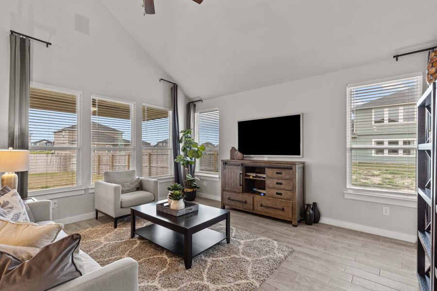 Representative furnished interior of a home built from the The Collin A by Davidson Homes LLC in Hannah Heights, Seguin (Image 10).