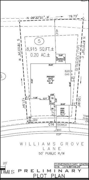 Lot 5 Plot Plan