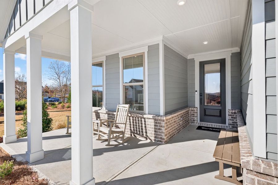 Representative exterior details of a home built from the Mystique by Del Webb in Del Webb Chateau Elan, Hoschton (Image 32). Representative exterior details of a home built from the Mystique by Del Webb in Del Webb Chateau Elan, Hoschton (Image 32).