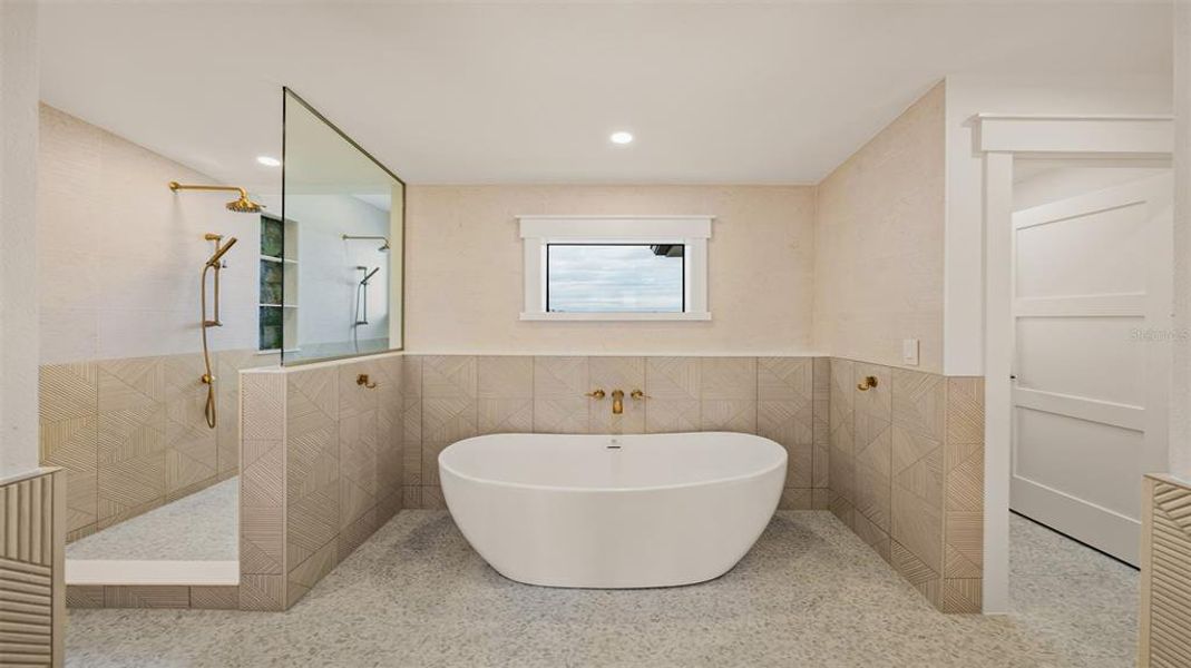 Furnished interior view inside a new home in , Sarasota (Image 43).