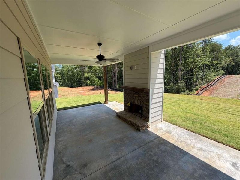 Exterior details and patio area of a home in , Lula (Image 21). Exterior details and patio area of a home in , Lula (Image 21).
