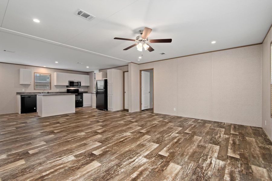 Opened floor plan is perfect for entertaining