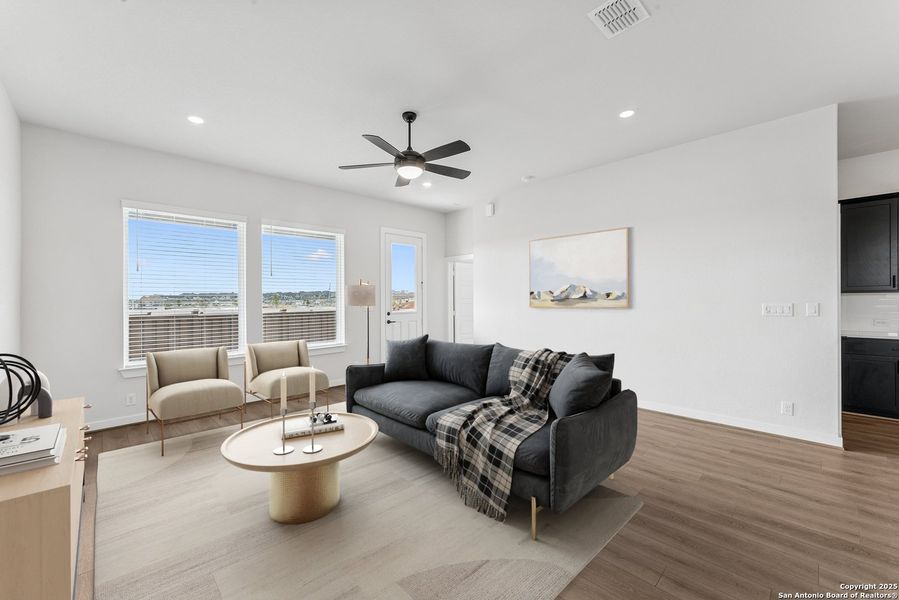 Furnished interior view inside a new home in Mayfair - Select Classic Series, New Braunfels (Image 8).
