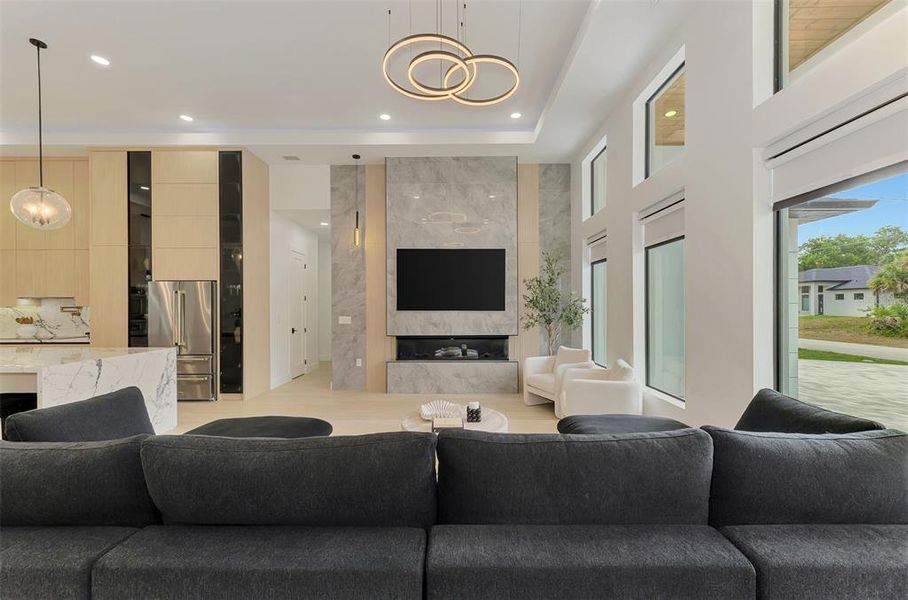 Furnished interior view inside a new home in , North Port (Image 61).