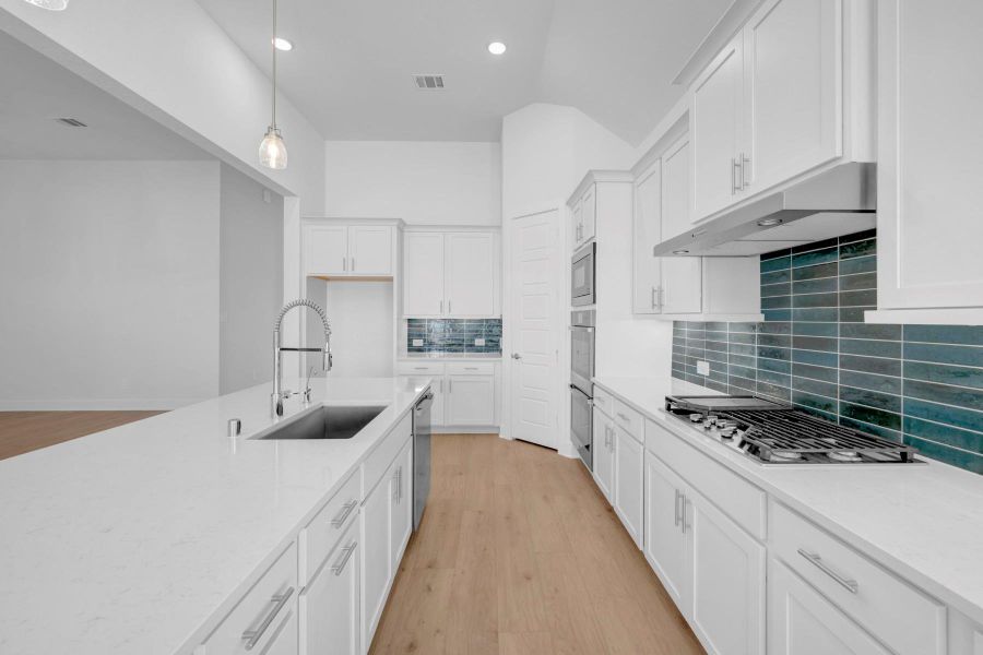 Furnished interior view inside a new home in Lone Star Landing, Montgomery (Image 11).