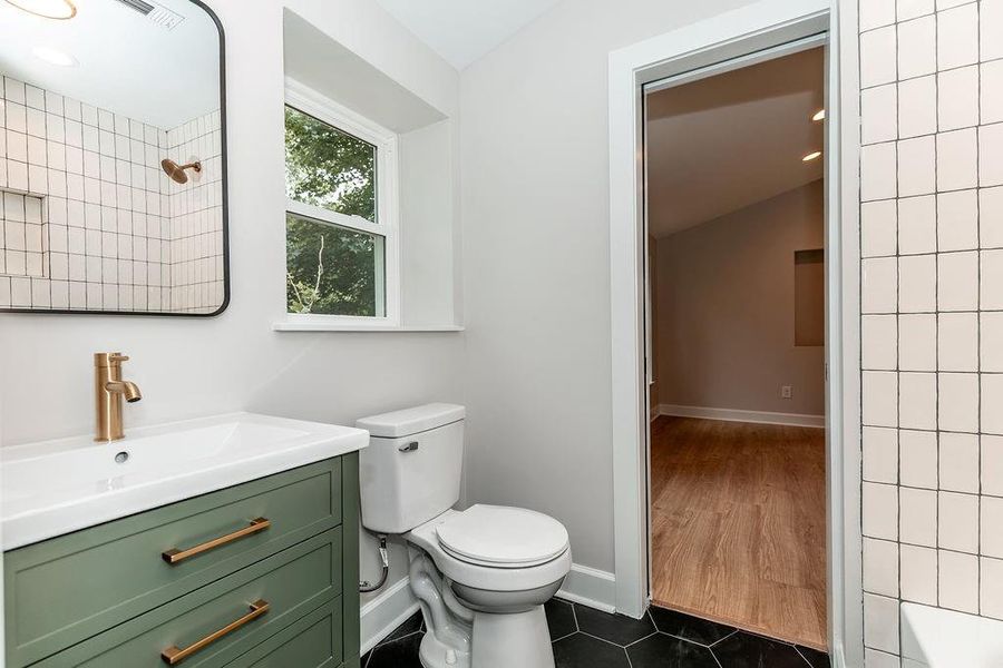 Furnished interior view inside a new home in , Atlanta (Image 7). Furnished interior view inside a new home in , Atlanta (Image 7).