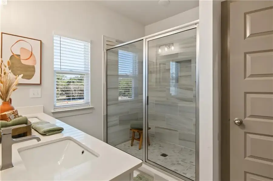 Furnished interior view inside a new home in , Norcross (Image 18).