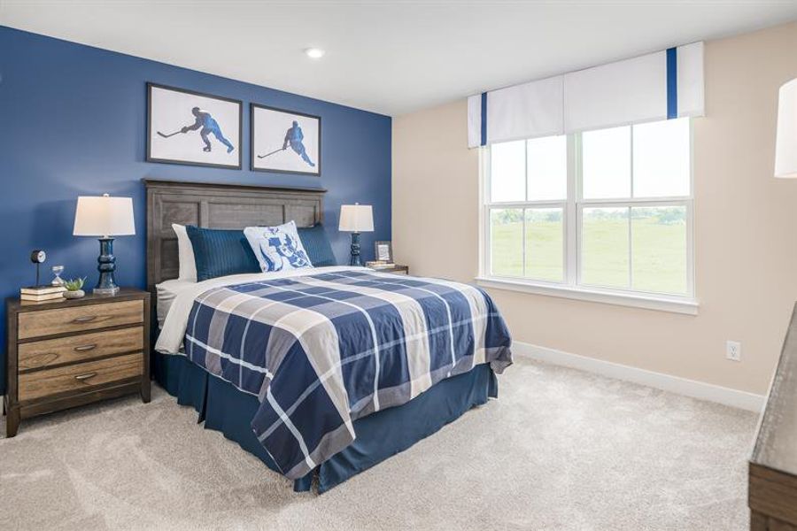 Representative furnished interior of a home built from the Oak Park by Ryan Homes in Arborvale, Fayetteville (Image 39).