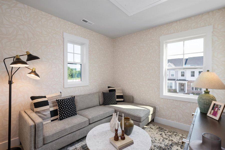 Representative furnished interior of a home built from the Castle by Garman Homes in Wendell Falls, Wendell (Image 7). Representative furnished interior of a home built from the Castle by Garman Homes in Wendell Falls, Wendell (Image 7).