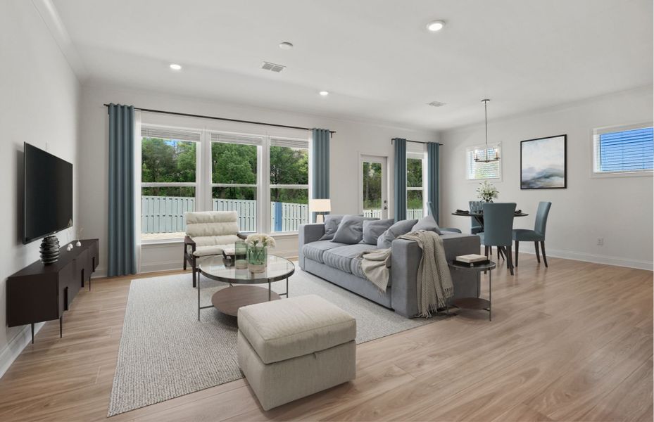Furnished interior view inside a new home in Kinsdale, Lancaster (Image 7).