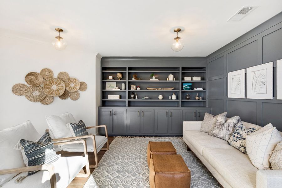 Furnished interior view inside a new home in Miller's Crossing, Johns Island (Image 12).