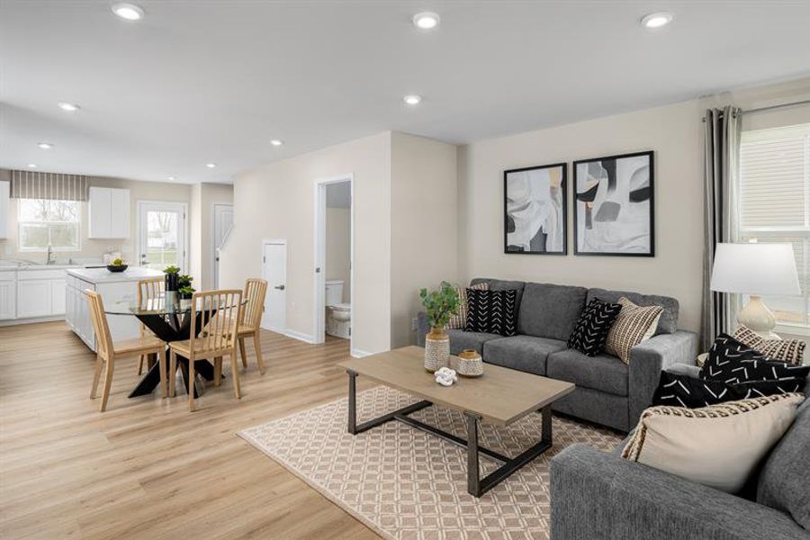 Furnished interior view inside a new home in Colonial Village, Edenton (Image 7).
