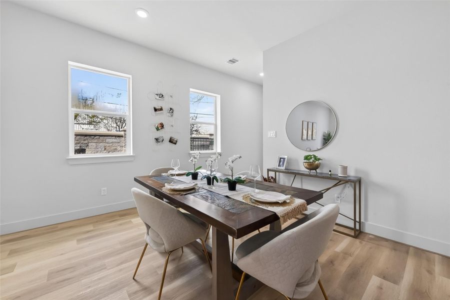 Furnished interior view inside a new home in , Houston (Image 15).
