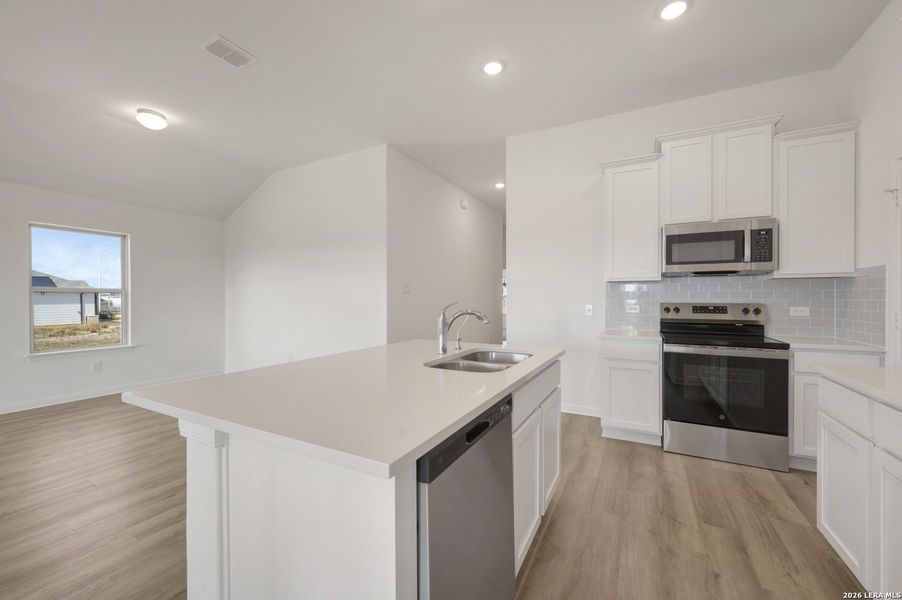 Furnished interior view inside a new home in Meadows at Clear Springs, New Braunfels (Image 6).