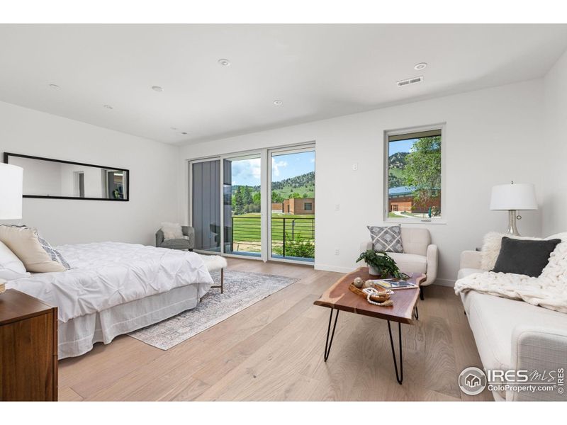 Furnished interior view inside a new home in , Boulder (Image 15).
