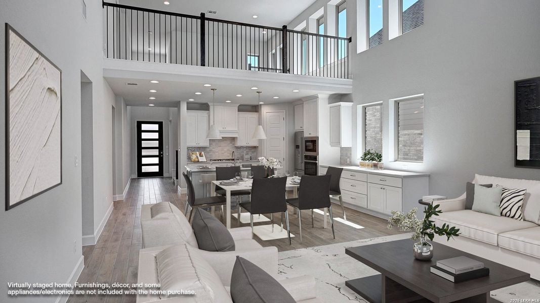Furnished interior view inside a new home in Corley Farms, Boerne (Image 12).
