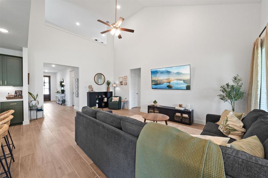 Furnished interior view inside a new home in Sorella, Tomball (Image 24).