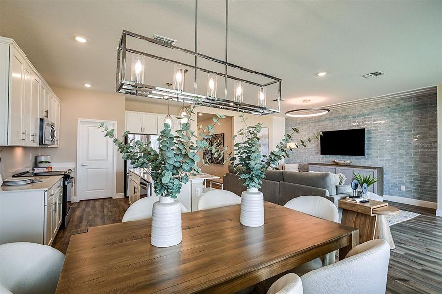 Furnished interior view inside a new home in Mirada, San Antonio (Image 8).