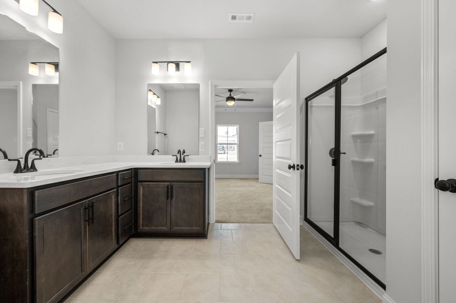 Front exterior of a new home in Saddlebrook, Murfreesboro, TN, highlighting curb appeal (Image 20).