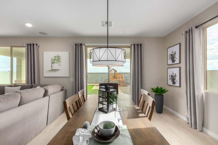 Dining Area | Citrus | The Villages at North Copper Canyon – Valley Series | New homes in Surprise, Arizona | Landsea Homes