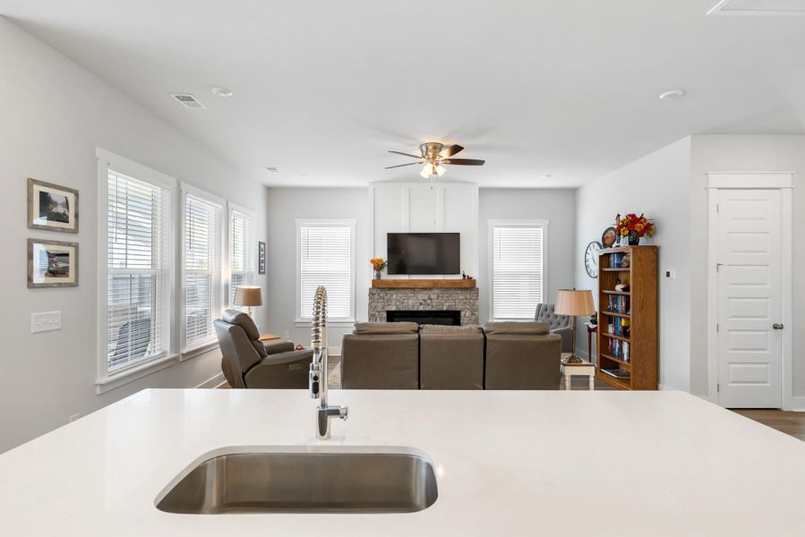 Furnished interior view inside a new home in Carnes Crossroads, Summerville (Image 19). Furnished interior view inside a new home in Carnes Crossroads, Summerville (Image 19).