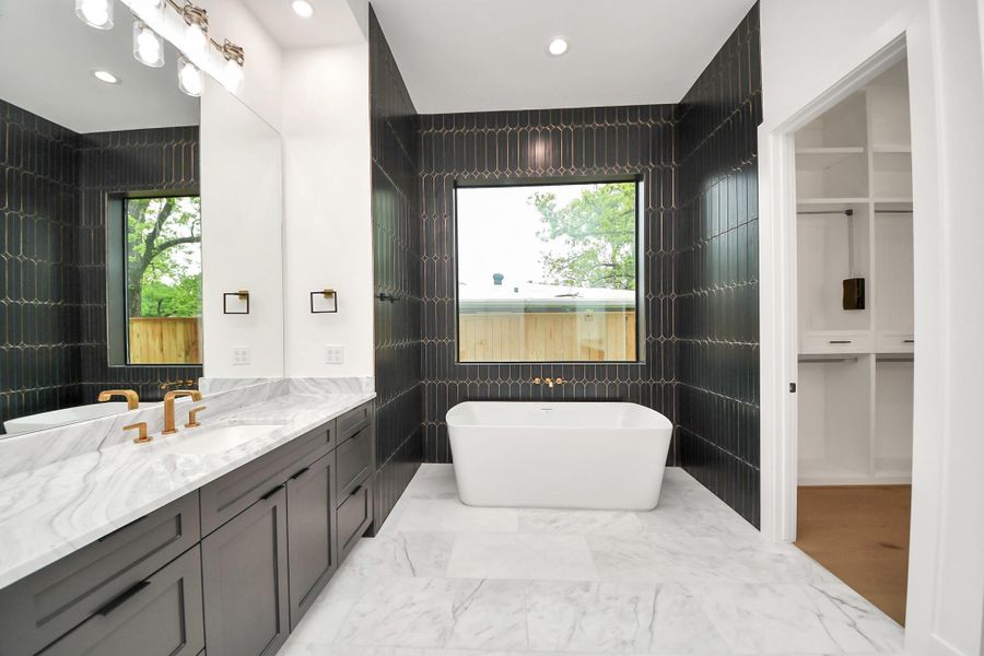 Furnished interior view inside a new home in , Houston (Image 4).