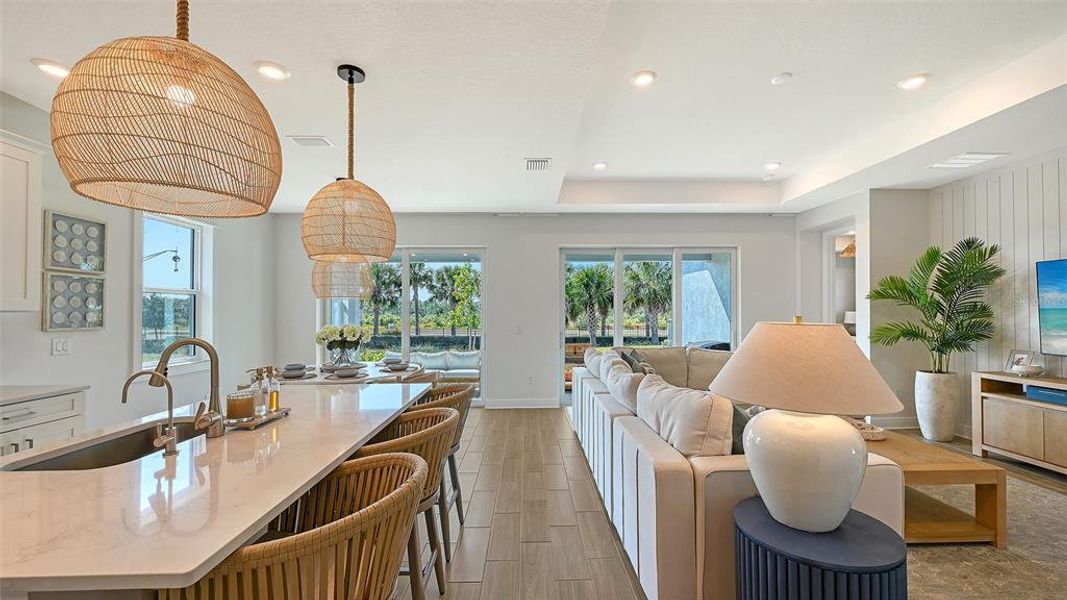 Furnished interior view inside a new home in , Bradenton (Image 8).