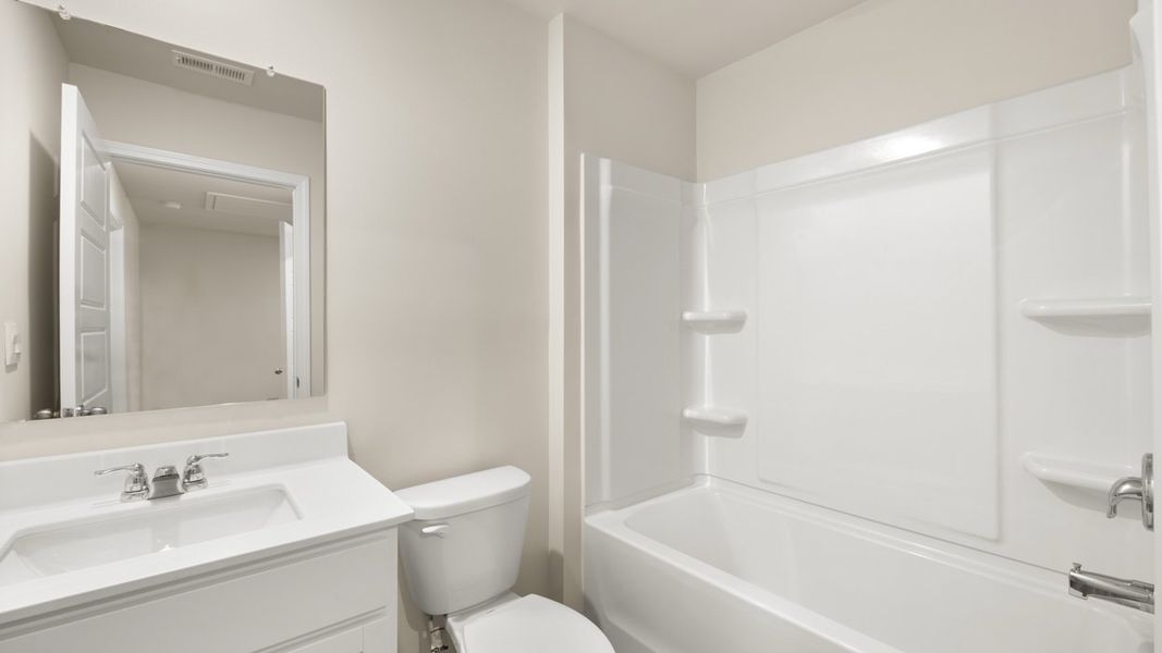 Furnished interior view inside a new home in The Gables at Agricultural Village, Perry (Image 9).