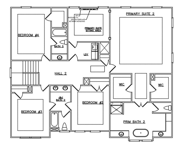 2D floor plan layout of this home in Reserve at Hickory Hills, McDonough, GA (Image 3). 2D floor plan layout of this home in Reserve at Hickory Hills, McDonough, GA (Image 3).