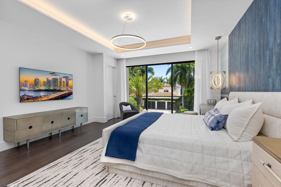 Furnished interior view inside a new home in , Boca Raton (Image 6).