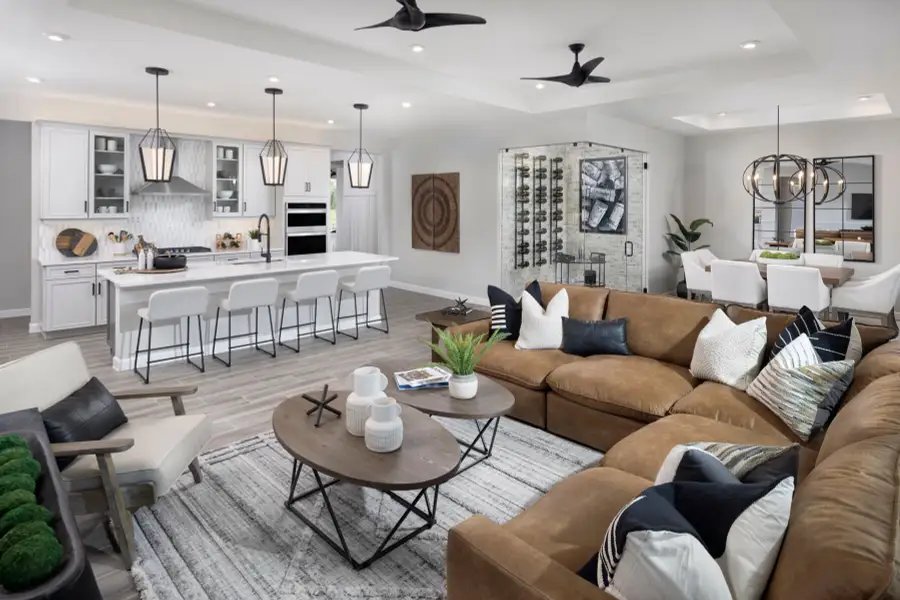 Representative furnished interior of a home built from the Dahlia by Mattamy Homes in Tradition, Port St. Lucie (Image 7).