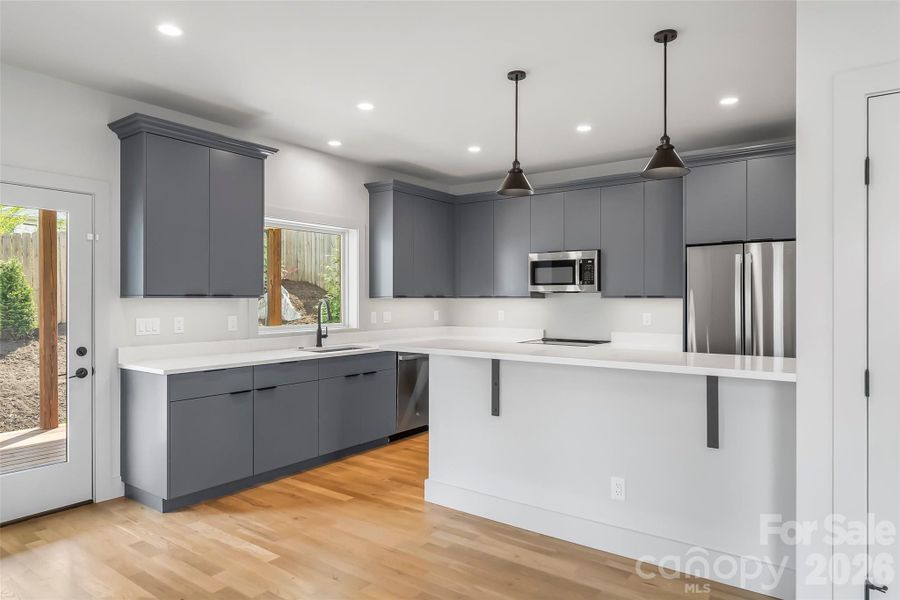 Furnished interior view inside a new home in , Asheville (Image 6).