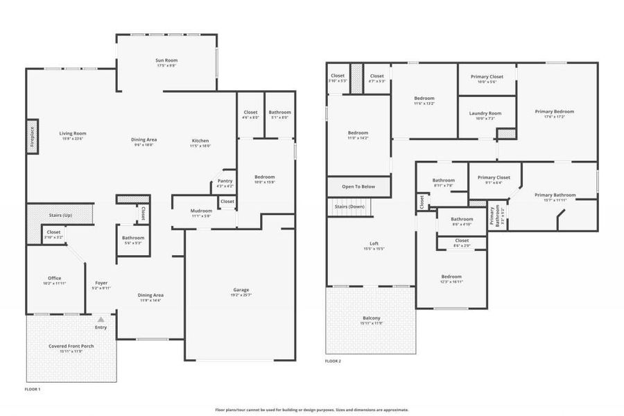 2D floor plan layout of this home in Reunion, Flowery Branch, GA (Image 6).