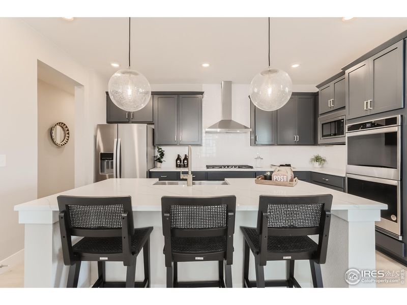 Furnished interior view inside a new home in Country Club Reserve, Fort Collins (Image 14). Furnished interior view inside a new home in Country Club Reserve, Fort Collins (Image 14).