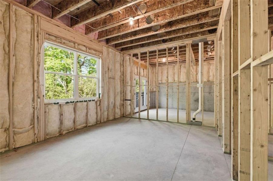 In-progress construction of a new home in , Clarkesville, GA (Image 63).
