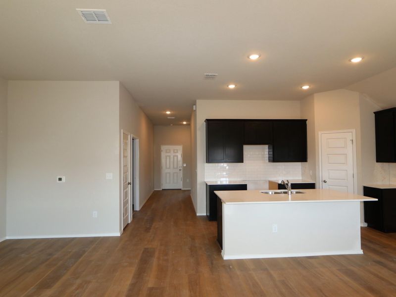 Furnished interior view inside a new home in Cascades at Onion Creek, Austin (Image 5). Furnished interior view inside a new home in Cascades at Onion Creek, Austin (Image 5).