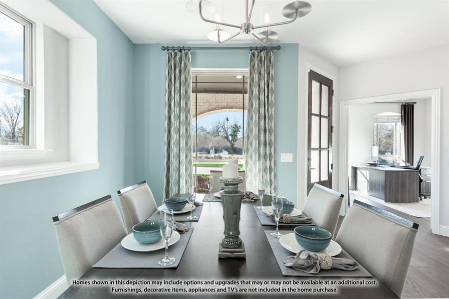 Furnished interior view inside a new home in Silo Mills, Joshua (Image 15).