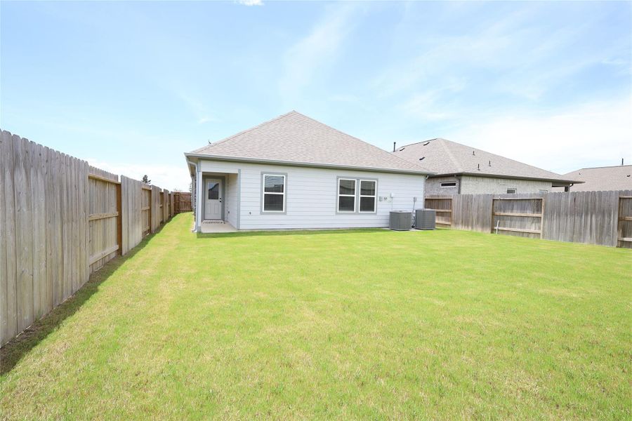 Extended lot is over 5000 square feet.