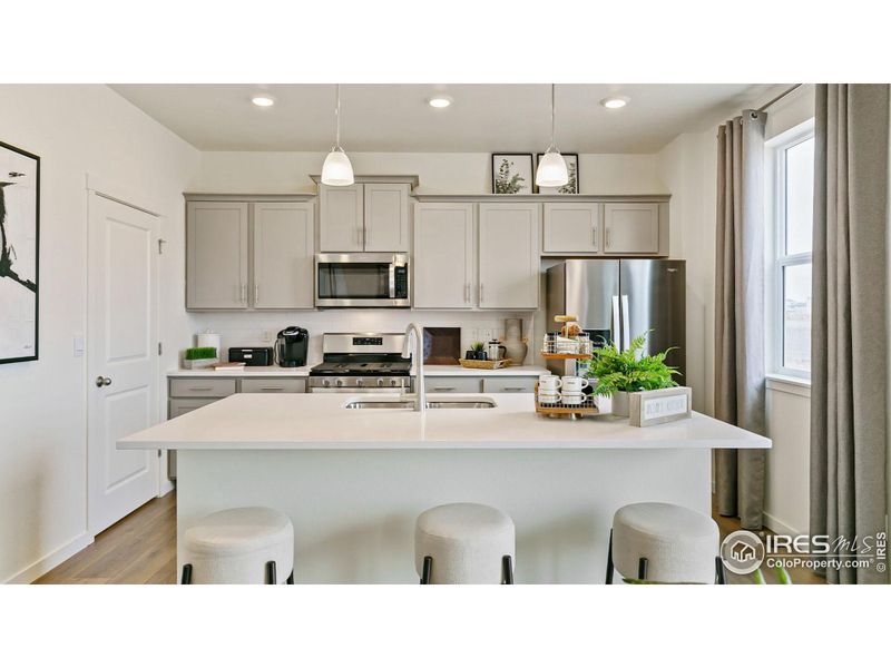 Furnished interior view inside a new home in Westgate, Greeley (Image 10). Furnished interior view inside a new home in Westgate, Greeley (Image 10).