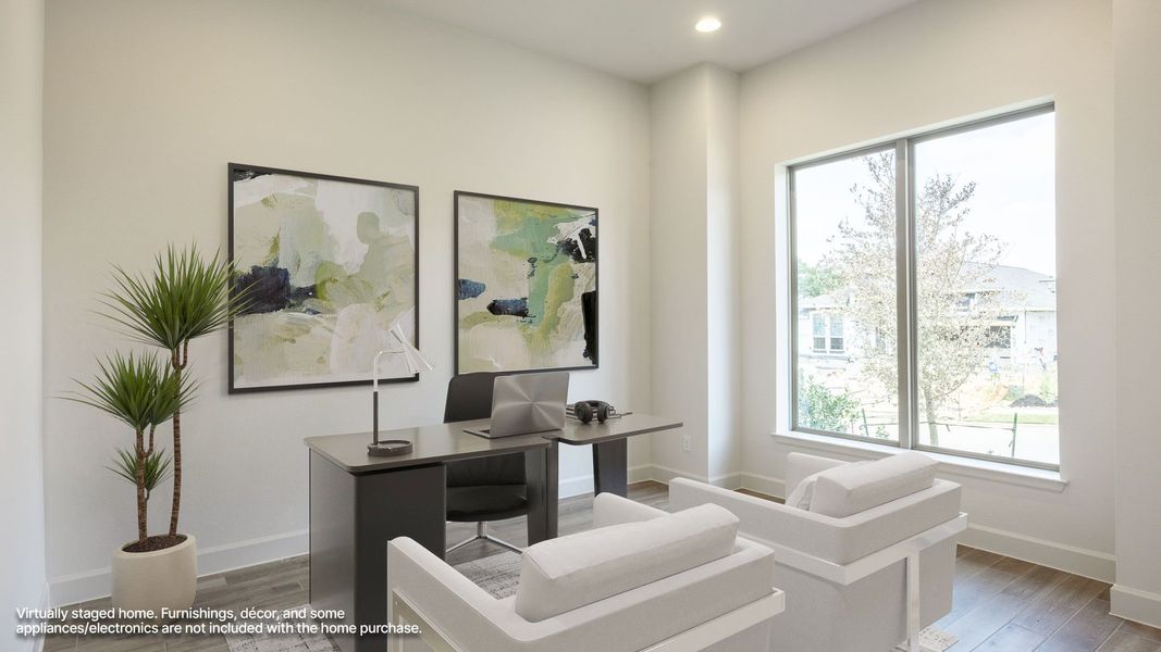 Furnished interior view inside a new home in Parkside on the River West, Georgetown (Image 8). Furnished interior view inside a new home in Parkside on the River West, Georgetown (Image 8).