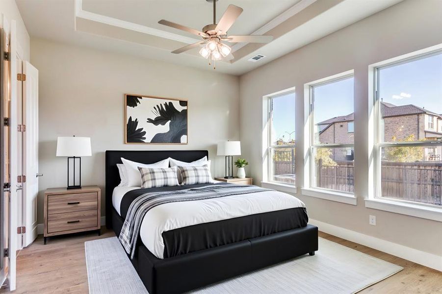 Furnished interior view inside a new home in Ladera at the Reserve, Mansfield (Image 9).