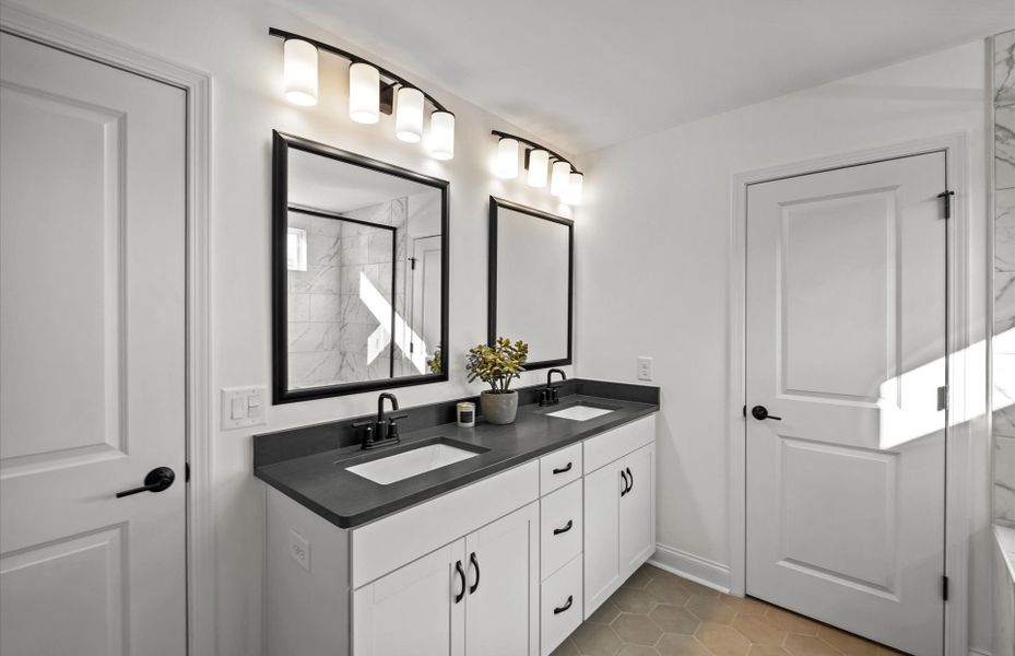 Furnished interior view inside a new home in Cannon Run, Concord (Image 37).